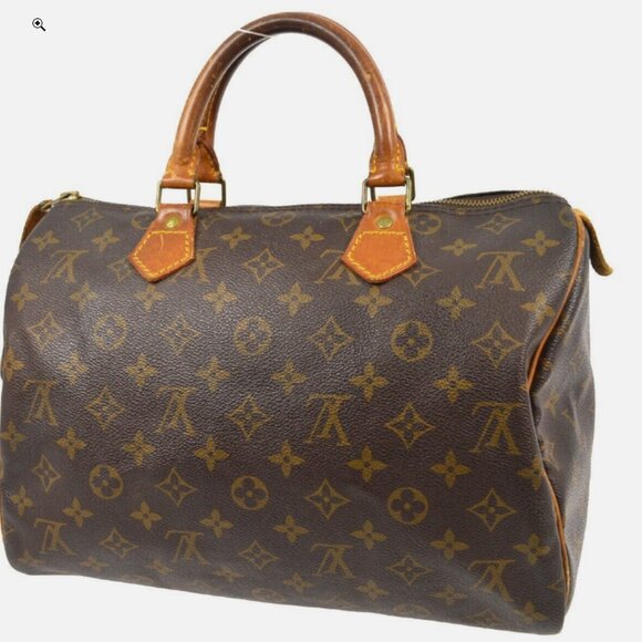 Louis Vuitton Speedy 30 Handbag, Monogram Canvas M41526 VI1921 KK32013 - Picture 10 of 10